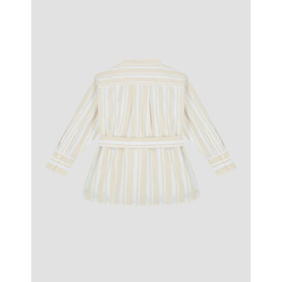 Olaf Hussein Stripe tie shirt ls blouses w200304 - Image 3