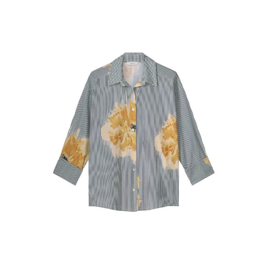 Summum 2s3239-12168 blouse flowers and stripes - Image 3
