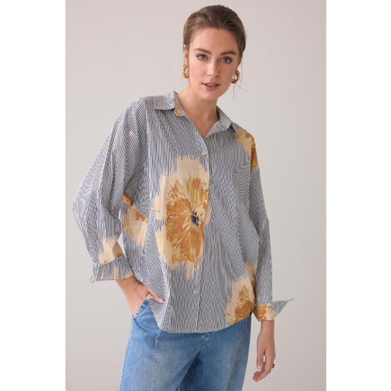 Summum 2s3239-12168 blouse flowers and stripes - Image 4