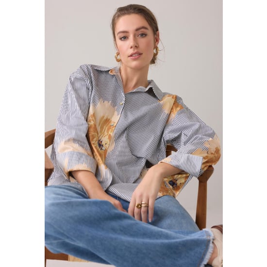 Summum 2s3239-12168 blouse flowers and stripes - Image 5