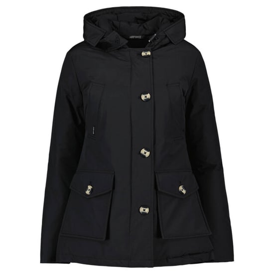 Airforce 4 pocket parka true black - Image 1