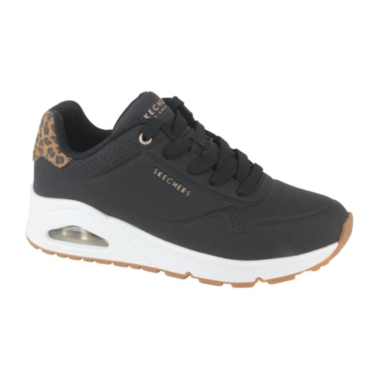 Skechers UNO - Jungle Nite Polyurethan Kvinna Svart/Leopard Sneakers - Image 1