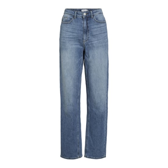 Vila vikelly jaf hw straight jeans-noos 14084730 medium blue - Image 1