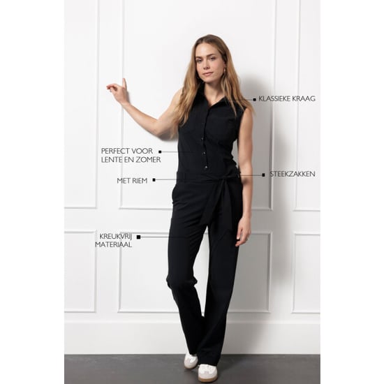 Studio Anneloes angel sls jumpsuit 94772 9000 black - Image 2