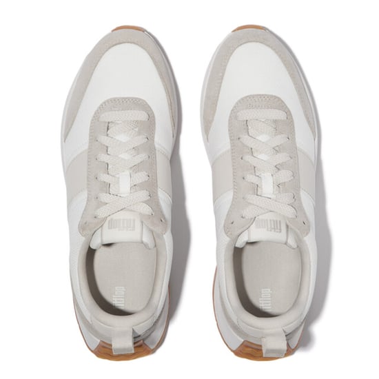 FitFlop F-mode flow mens suede-mix sneakers - Image 2