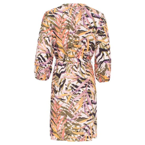 Smashed Lemon 24449 zomerjurk met korte bladprintpofmouwen | - Image 5