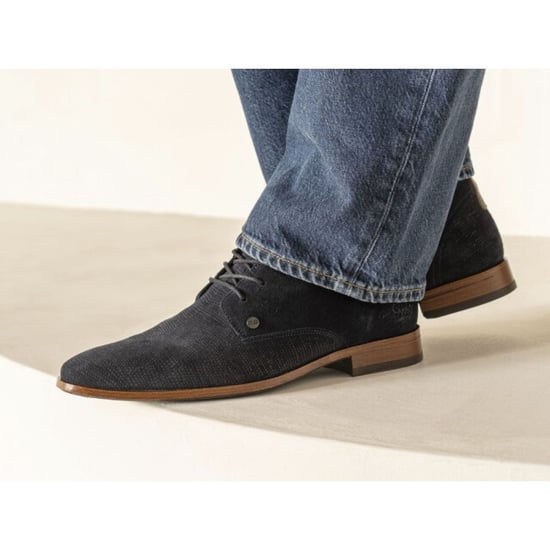 Rehab 2542361201-gregoire suede lizzard 8100-darkblue - Image 6