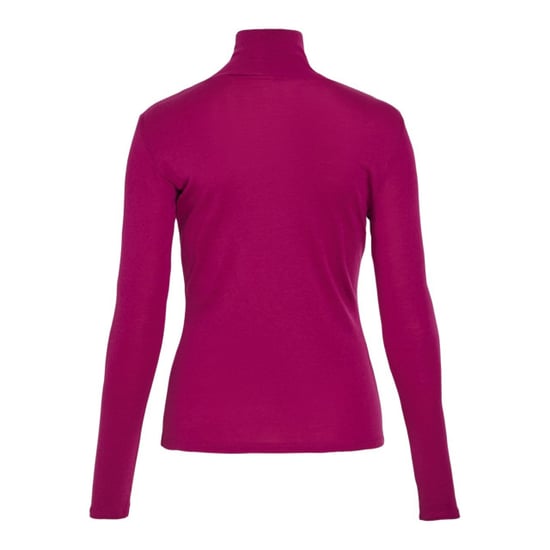 Vila Vijolini roll neck ls topr fuchsia - Image 2