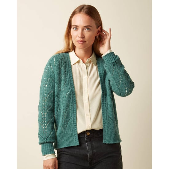 King Louie Blanca cardi orcia vest 09827 smoke green - Image 2