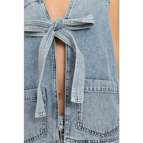 Nümph Nubrooklyn vest 705654 light blue bleach - Image 5