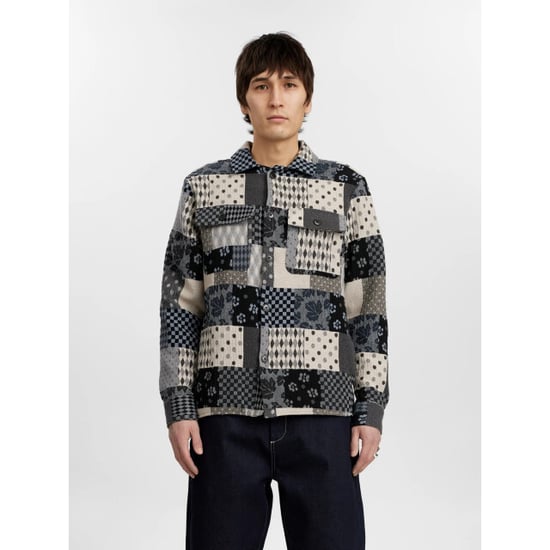 Anerkjendt 901950 akoscar patchwork overshirt 3134 cloud blue - Image 5