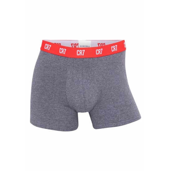 CR7 Heren boxershorts effen rood/grijs/blauw 3-pack - Image 2