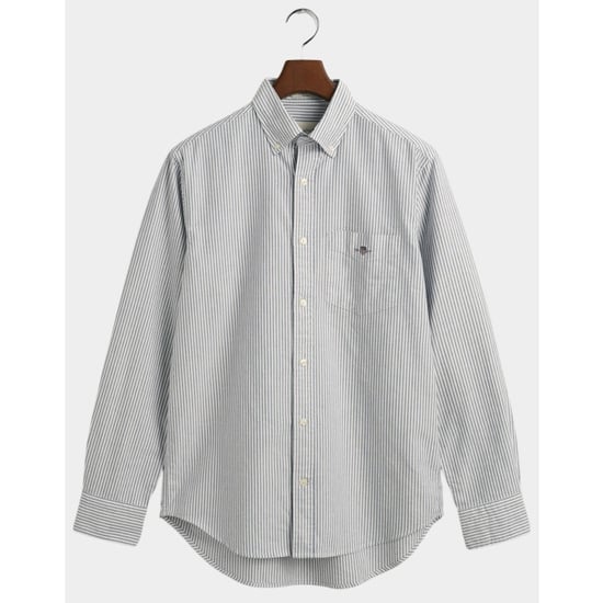 Gant Casual hemd lange mouw oxford banker stripe shirt 3000230/423 - Image 4
