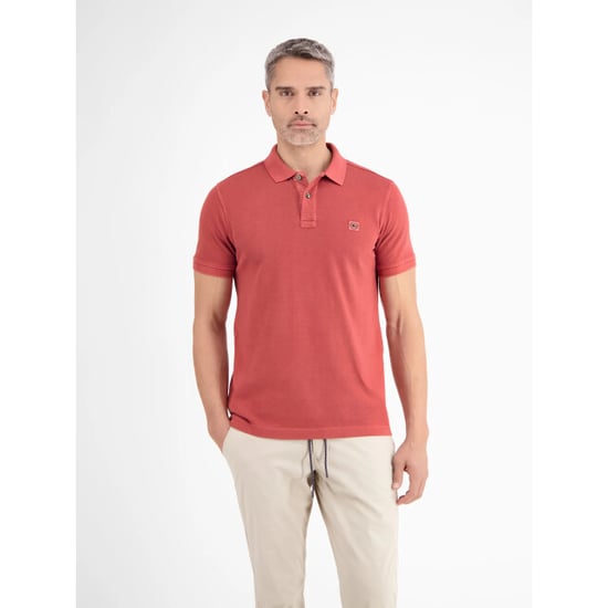 Lerros Heren polo 2543237 331 earth red - Image 2