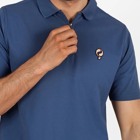 Q1905 Polo shirt zuidland – marine - Image 3
