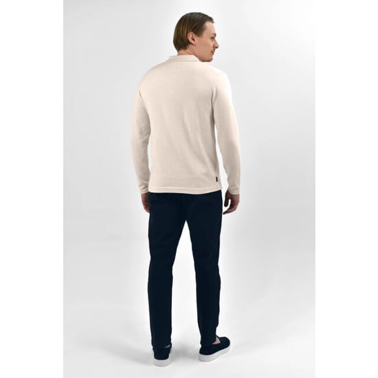 Vercate Knitted poloshirt off white - Image 2