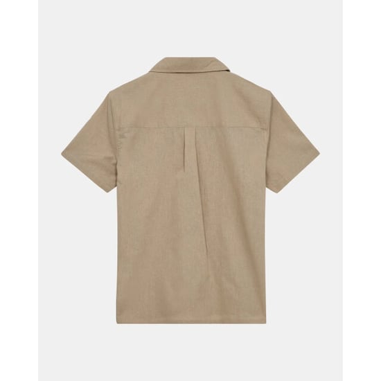 Anerkjendt 901934 akleo s/s cot.linen shirt 0536 feather grey - Image 2