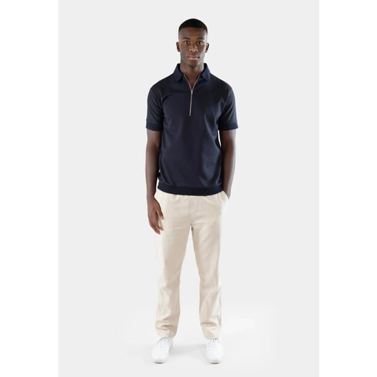 Ciszere 20079-008 clay jersey half zip navy - Image 3
