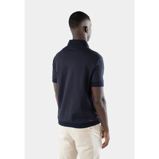 Ciszere 20079-008 clay jersey half zip navy - Image 5