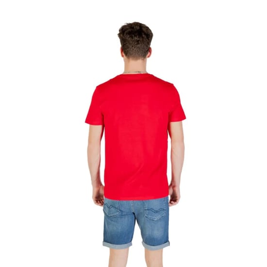 Lacoste Men's Crew Neck T-Shirt Red - Image 3