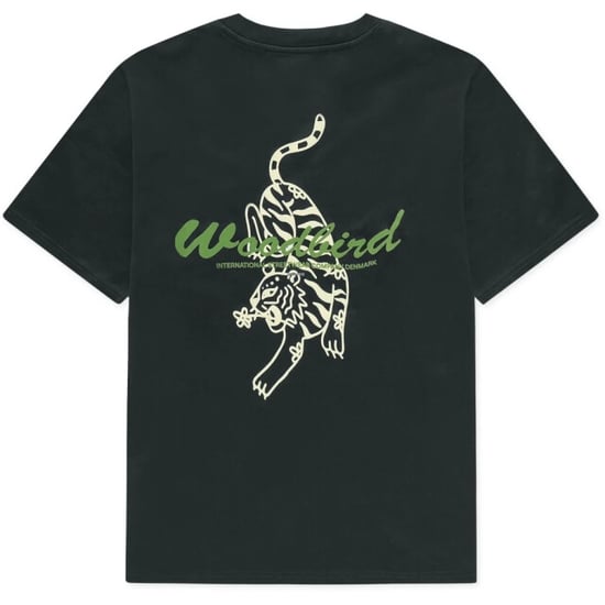 Woodbird Wbbaine tiger tee 2526-404 black - Image 1
