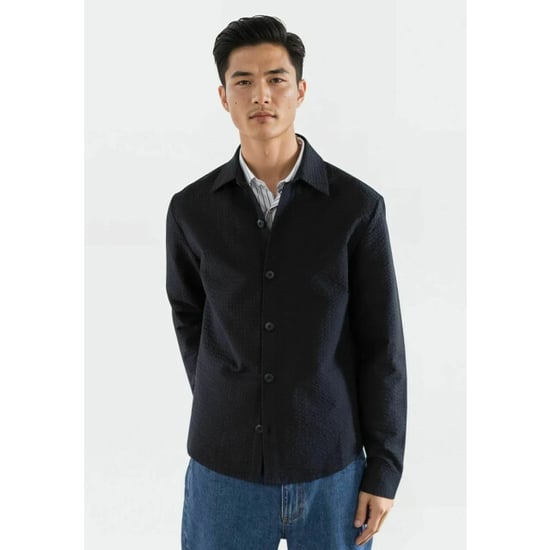 Ciszere 30062-009 dawson seesucker overshirt dark navy - Image 3