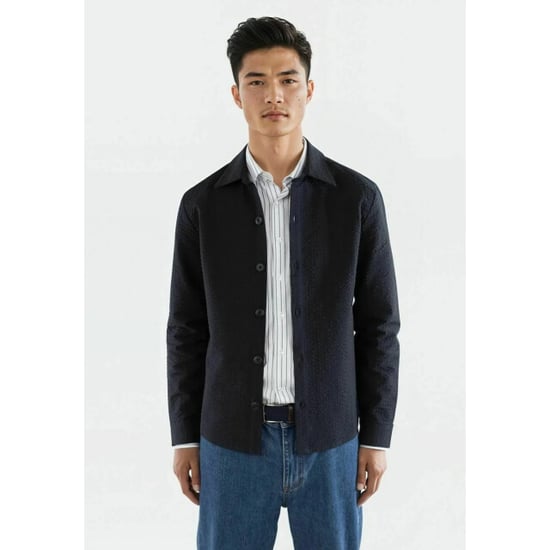 Ciszere 30062-009 dawson seesucker overshirt dark navy - Image 4