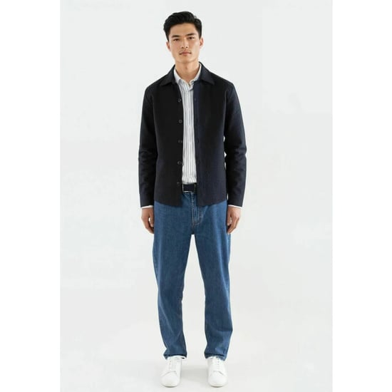 Ciszere 30062-009 dawson seesucker overshirt dark navy - Image 5