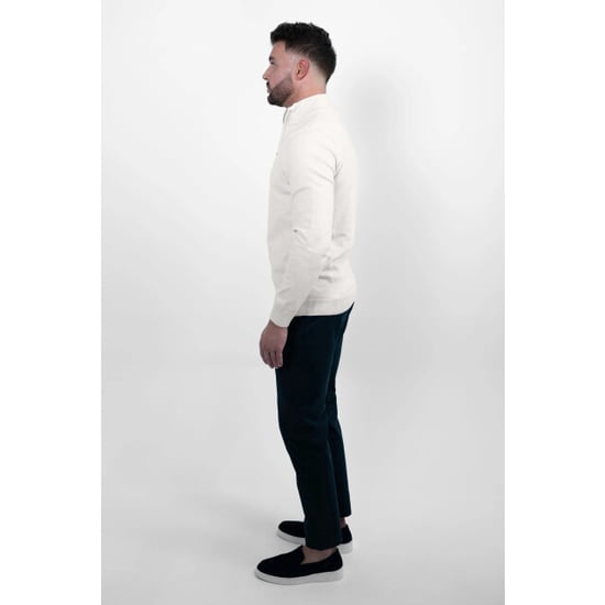 Vercate Luxe half zip off white - Image 2