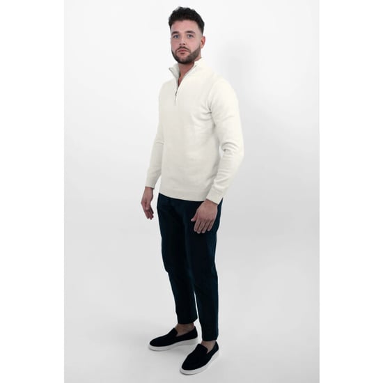 Vercate Luxe half zip off white - Image 4