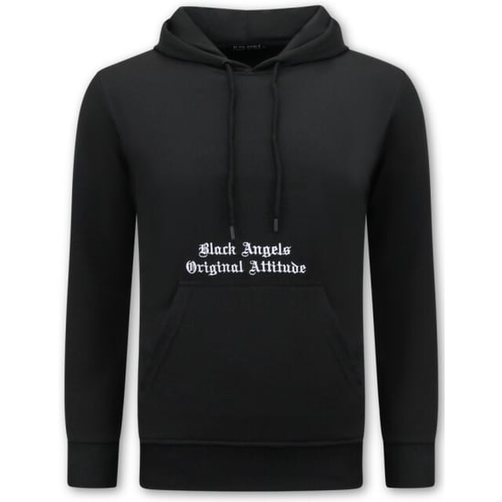Top-Star Hoodies oversized black angels - Image 3