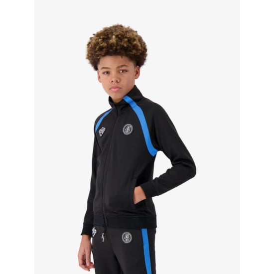 Black Bananas Jongens vest compound tracktop zwart - Image 1