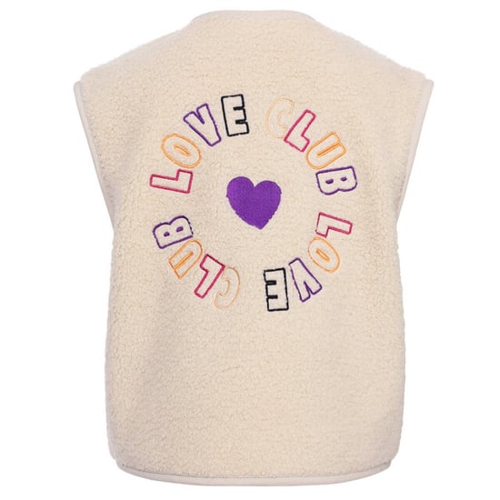 Looxs Revolution Oversized gilet teddy offwhite voor meisjes in de kleur - Image 2