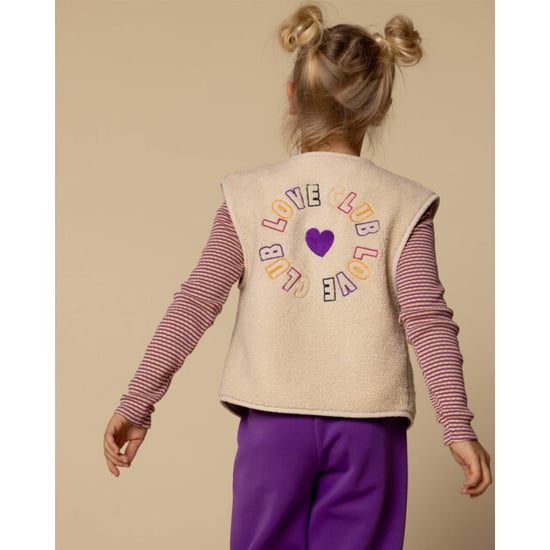 Looxs Revolution Oversized gilet teddy offwhite voor meisjes in de kleur - Image 4