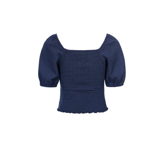 Looxs Revolution Navy top met smock voor meisjes in de kleur - Image 3