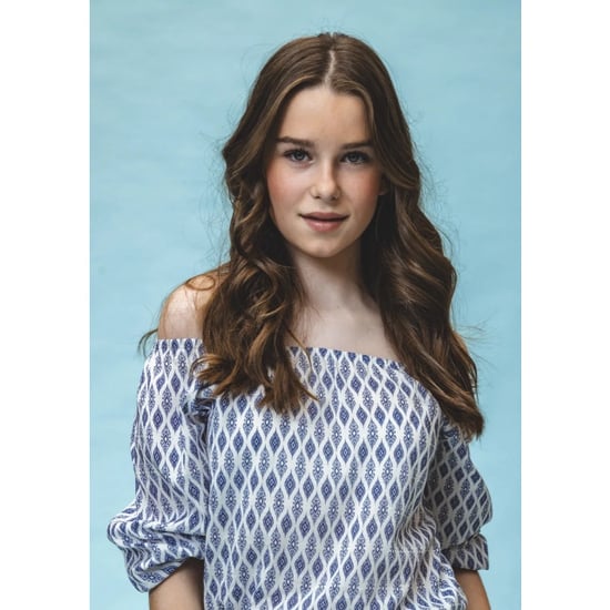 Looxs Revolution Offshoulder top blue print voor meisjes in de kleur - Image 1