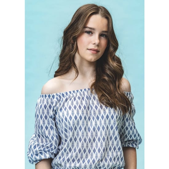 Looxs Revolution Offshoulder top blue print voor meisjes in de kleur - Image 2