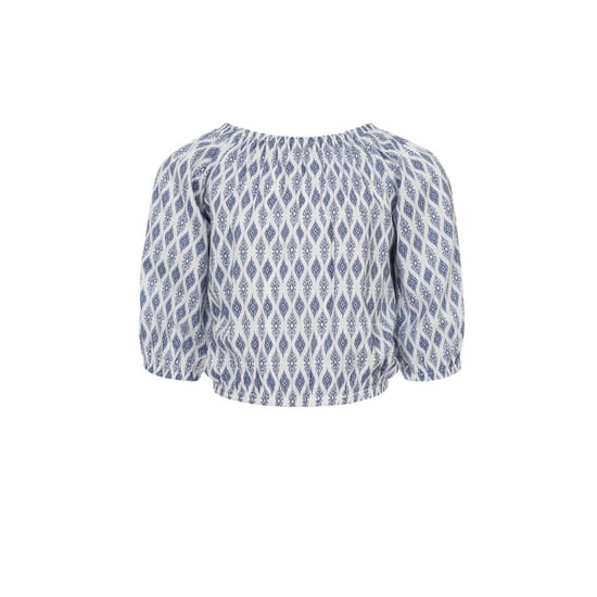 Looxs Revolution Offshoulder top blue print voor meisjes in de kleur - Image 6