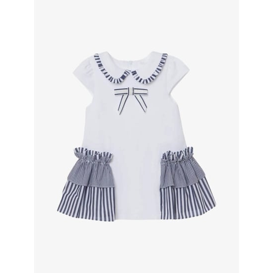 Patachou Meisjes jurk navy - Image 1