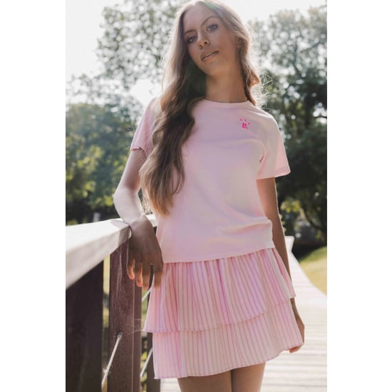 Looxs Revolution Skort pastel pink stripe voor meisjes in de kleur - Image 4