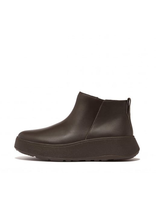 FitFlop F-mode leather flatform zip ankle boots - Image 3
