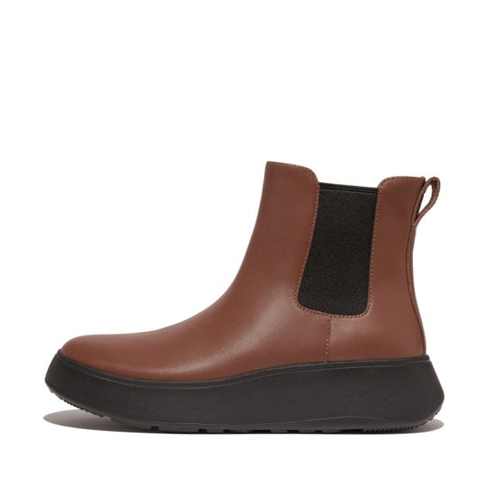 FitFlop F-mode leather flatform chelsea boots - Image 4