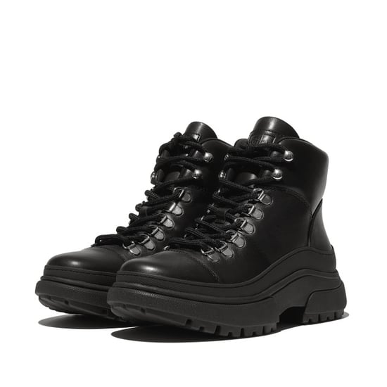 FitFlop Wylder lace up boot leather - Image 2