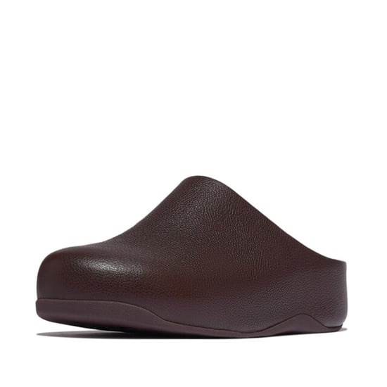 FitFlop Shuv tumbled-leather clogs - Image 1