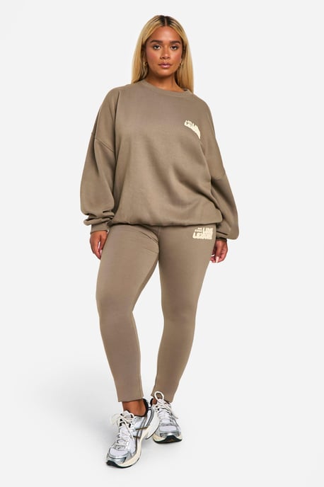 Plus Puff Print Legging Tracksuit - Image 1
