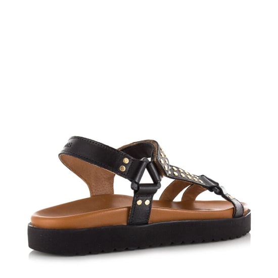 DWRS Label Dwrs kodiak leren sandalen met studs platte sandalen dames - Image 2