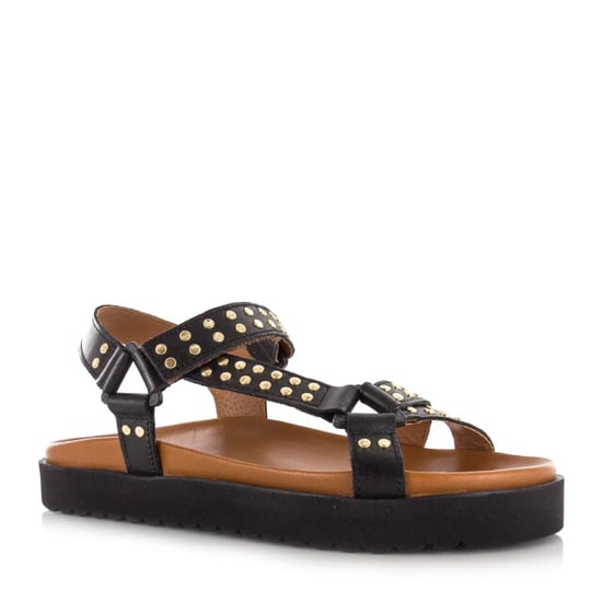 DWRS Label Dwrs kodiak leren sandalen met studs platte sandalen dames - Image 5