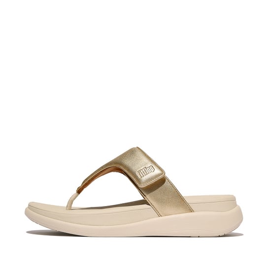 FitFlop F-mode go adjustable flatform toe-post sandals - Image 2