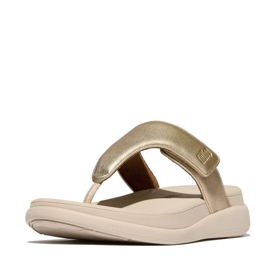 FitFlop F-mode go adjustable flatform toe-post sandals - Image 3