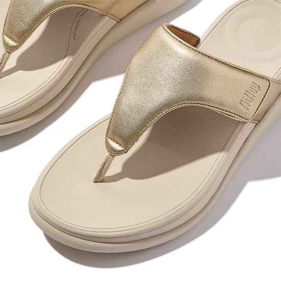 FitFlop F-mode go adjustable flatform toe-post sandals - Image 5